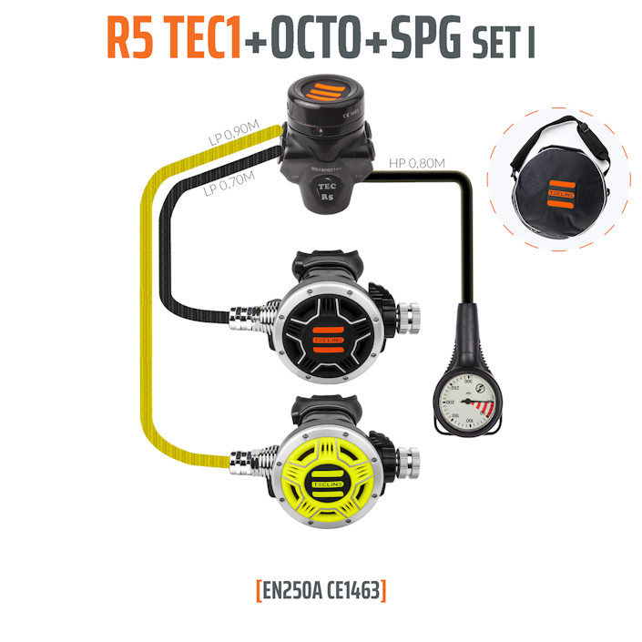 Regulator R5 TEC1 Set I with Octo & SPG – EN250A