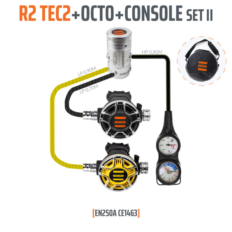 Regulator Ii Boot Regulator R2 TEC2 set II with octo + 2 elements console - EN250A - Dive ...