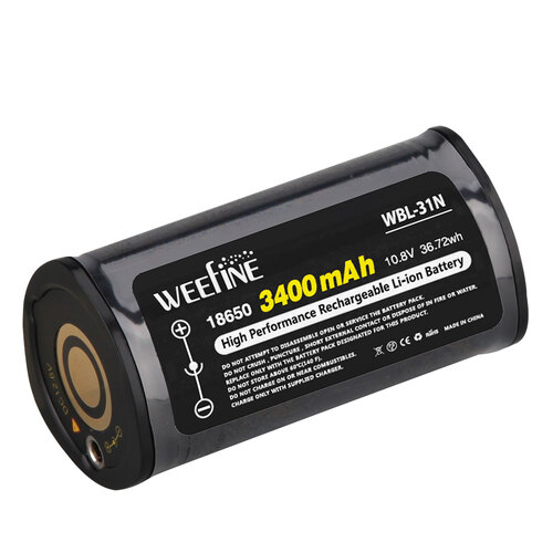 Weefine 3*18650 Li-ion Battery 3400mAH WBL-31N