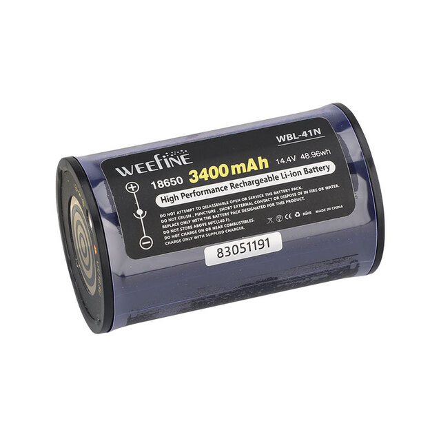 Weefine 4*18650 Li-ion Battery 3400mAH WBL-41N
